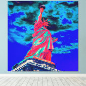 自由の女神 キャンバスプリント (インサイチュ (ウッドフロア))