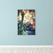自由の女神 キャンバスプリント (インサイチュ (ウッドフロア))