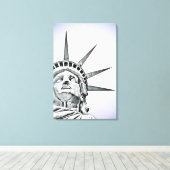 自由の女神 キャンバスプリント (インサイチュ (ウッドフロア))