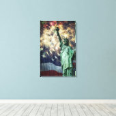 自由の女神 キャンバスプリント (インサイチュ (ウッドフロア))