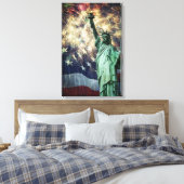 自由の女神 キャンバスプリント (インサイチュ (寝室))