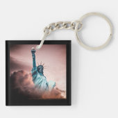 自由の女神 キーホルダー (裏面)