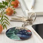 自由の女神 キーホルダー (側面)