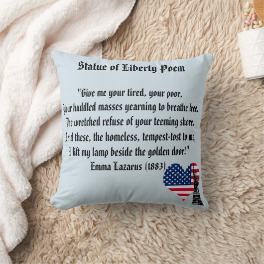 自由の女神 クッション (ブランケット)