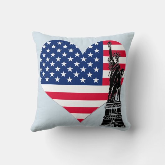 自由の女神 クッション (裏面)