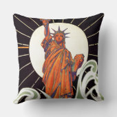 自由の女神 クッション (裏面)