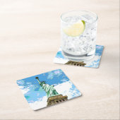 自由の女神 スクエアペーパーコースター (インサイチュ)