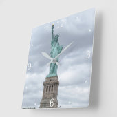 自由の女神 スクエア壁時計 (傾斜)