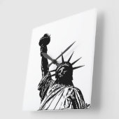 自由の女神 スクエア壁時計 (傾斜)