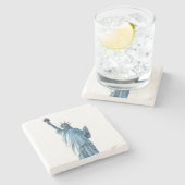 自由の女神 ストーンコースター (横)