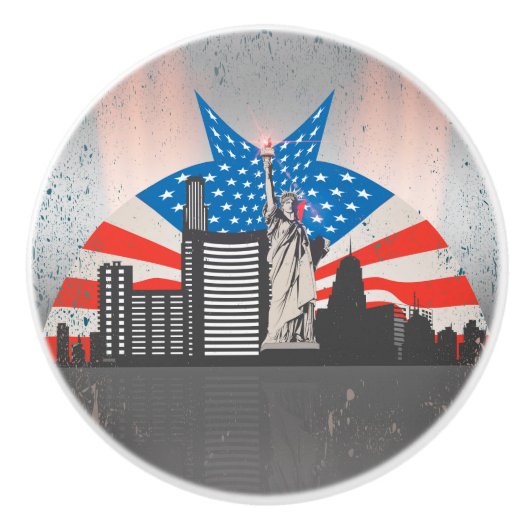 自由の女神 セラミックノブ (正面)