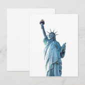 自由の女神 セーブザデート (正面/裏面)