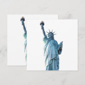 自由の女神 セーブザデート (正面/裏面)