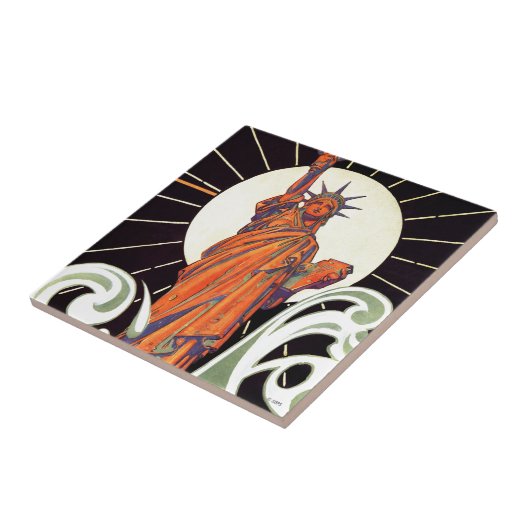 自由の女神 タイル (側面)