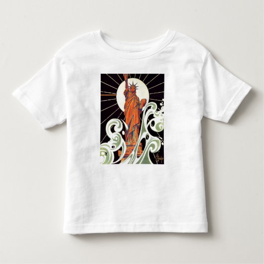 自由の女神 トドラーTシャツ (正面)
