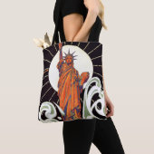 自由の女神 トートバッグ (クローズアップ)