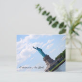 自由の女神，ニューヨークへようこそ ポストカード (スタンド正面)