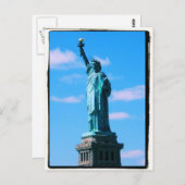 自由の女神 – ニューヨーク市のはがき ポストカード (正面/裏面)