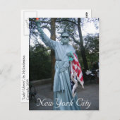 「自由の女神」ニューヨーク市ポストカード ポストカード (正面/裏面)