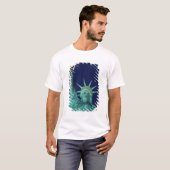 自由の女神 ニューヨーク アメリカ 5 Tシャツ (正面フル)
