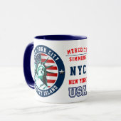 自由の女神 |ニューヨーク，ニューヨーク マグカップ (正面左)