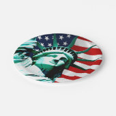 自由の女神、ニューヨーク ペーパープレート (アングル)