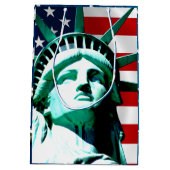 自由の女神、ニューヨーク ミディアムペーパーバッグ (裏面)