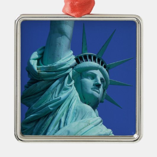 自由の女神、ニューヨーク、米国8 メタルオーナメント (正面)