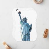 自由の女神 ノートカード (正面/裏面インサイチュ)