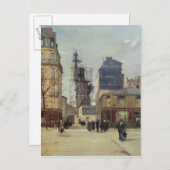 自由の女神，バルトディ著 ポストカード (正面/裏面)