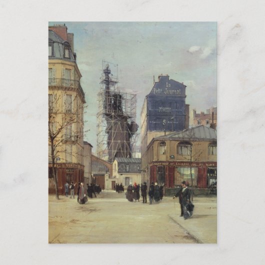 自由の女神，バルトディ著 ポストカード (正面)