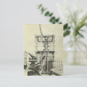 自由の女神 – フランスでテスト構築 ポストカード (スタンド正面)