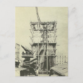 自由の女神 – フランスでテスト構築 ポストカード