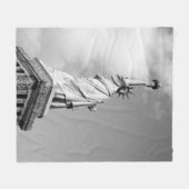 自由の女神 フリースブランケット (正面(横))