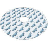 自由の女神 ブラッシュドポリエステルツリースカート (アングル)