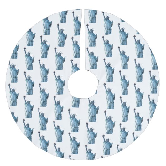 自由の女神 ブラッシュドポリエステルツリースカート (正面)