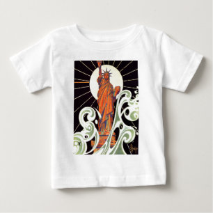 自由の女神 ベビーTシャツ