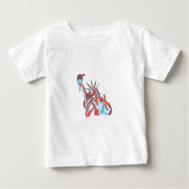 自由の女神 ベビーTシャツ