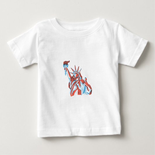 自由の女神 ベビーTシャツ (正面)