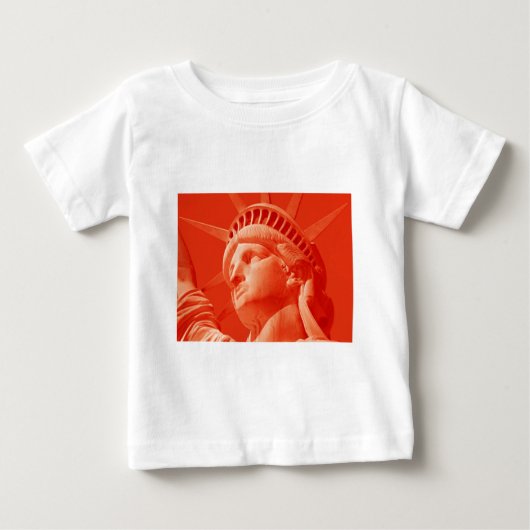 自由の女神 ベビーTシャツ (正面)