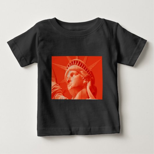 自由の女神 ベビーTシャツ (正面)