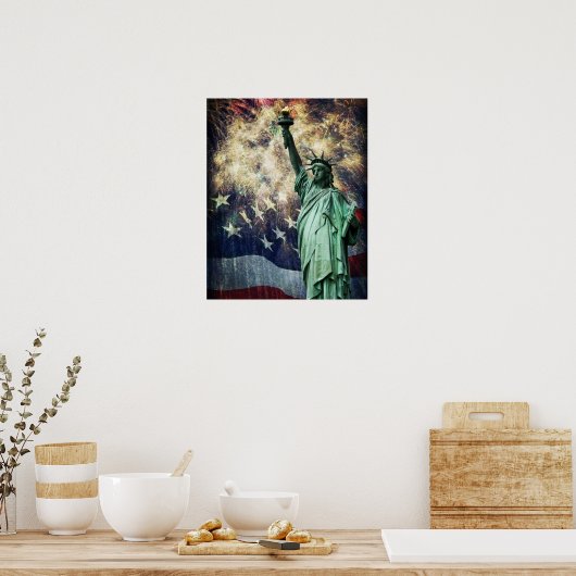 自由の女神 ポスター (キッチン)