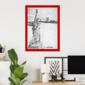 自由の女神 ポスター (ホームオフィス)