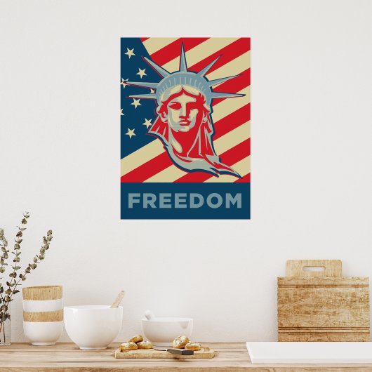 自由の女神 ポスター (キッチン)