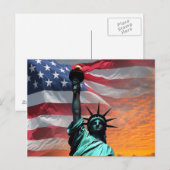 自由の女神 ポストカード (正面/裏面)