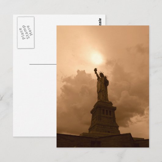 自由の女神 ポストカード (正面/裏面)
