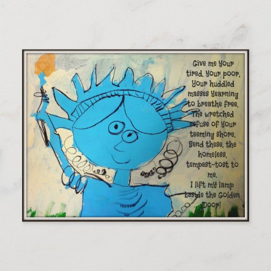 自由の女神 ポストカード (正面)