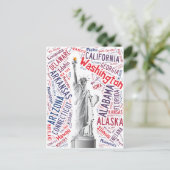 自由の女神 ポストカード (スタンド正面)