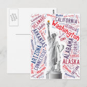 自由の女神 ポストカード (正面/裏面)