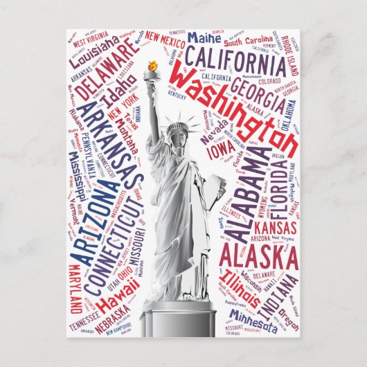 自由の女神 ポストカード (正面)